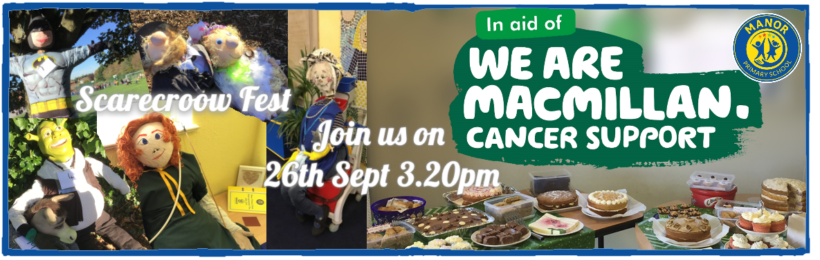 Macmillan Cake Sale and Scarecrow Fest